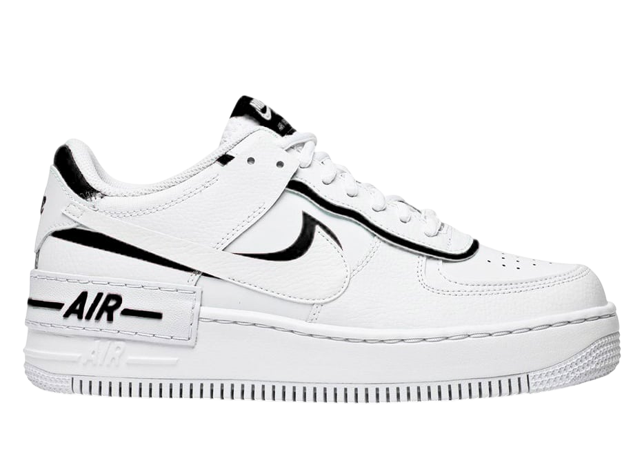 Nike Air force Shadow White & Black