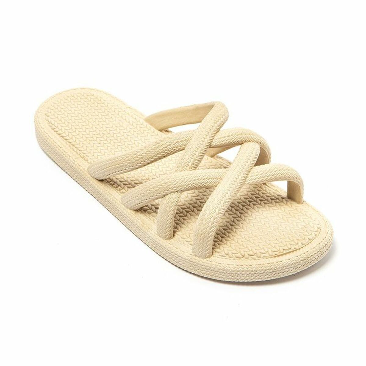 Chanclas Para Mujer Marrón Claro