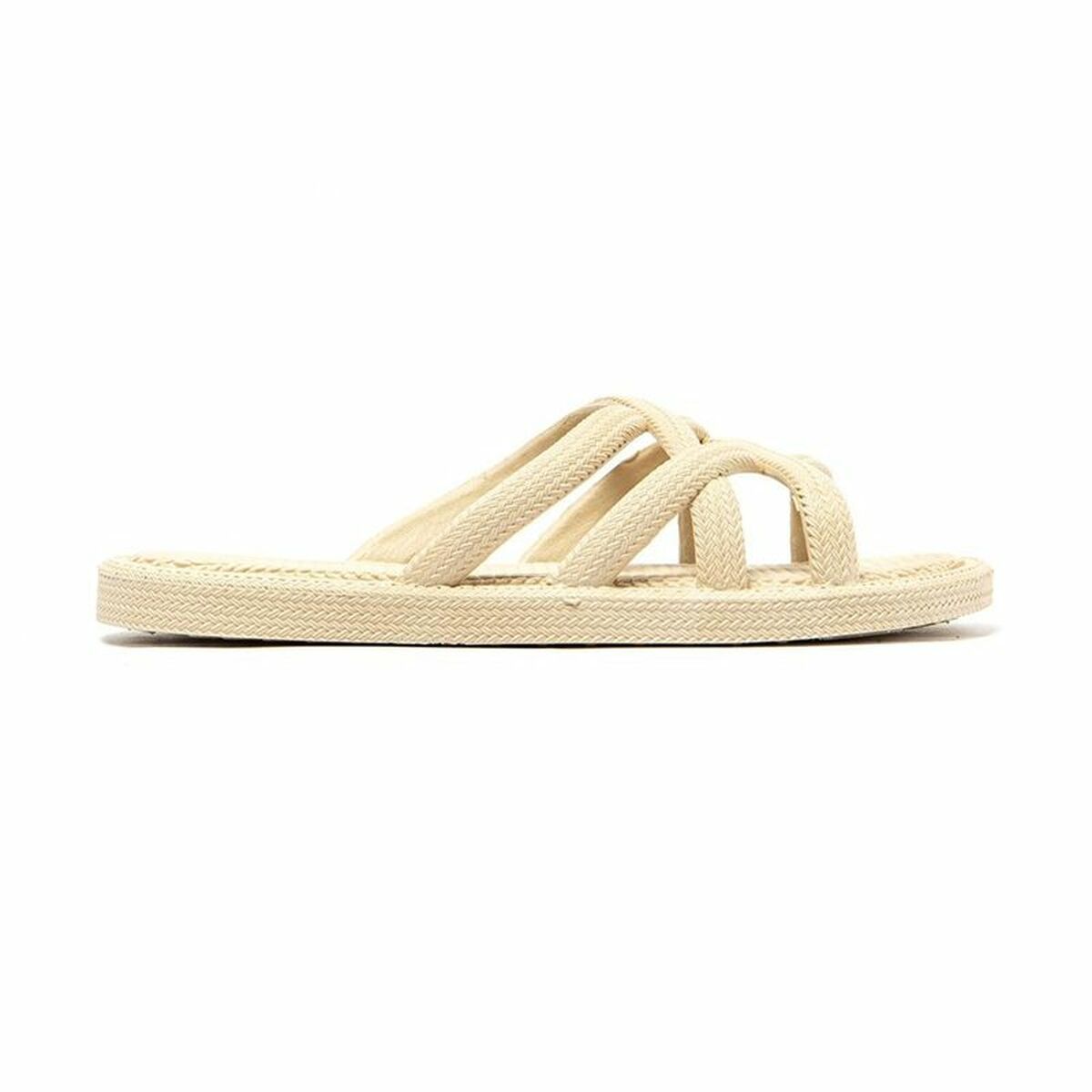 Chanclas Para Mujer Marrón Claro