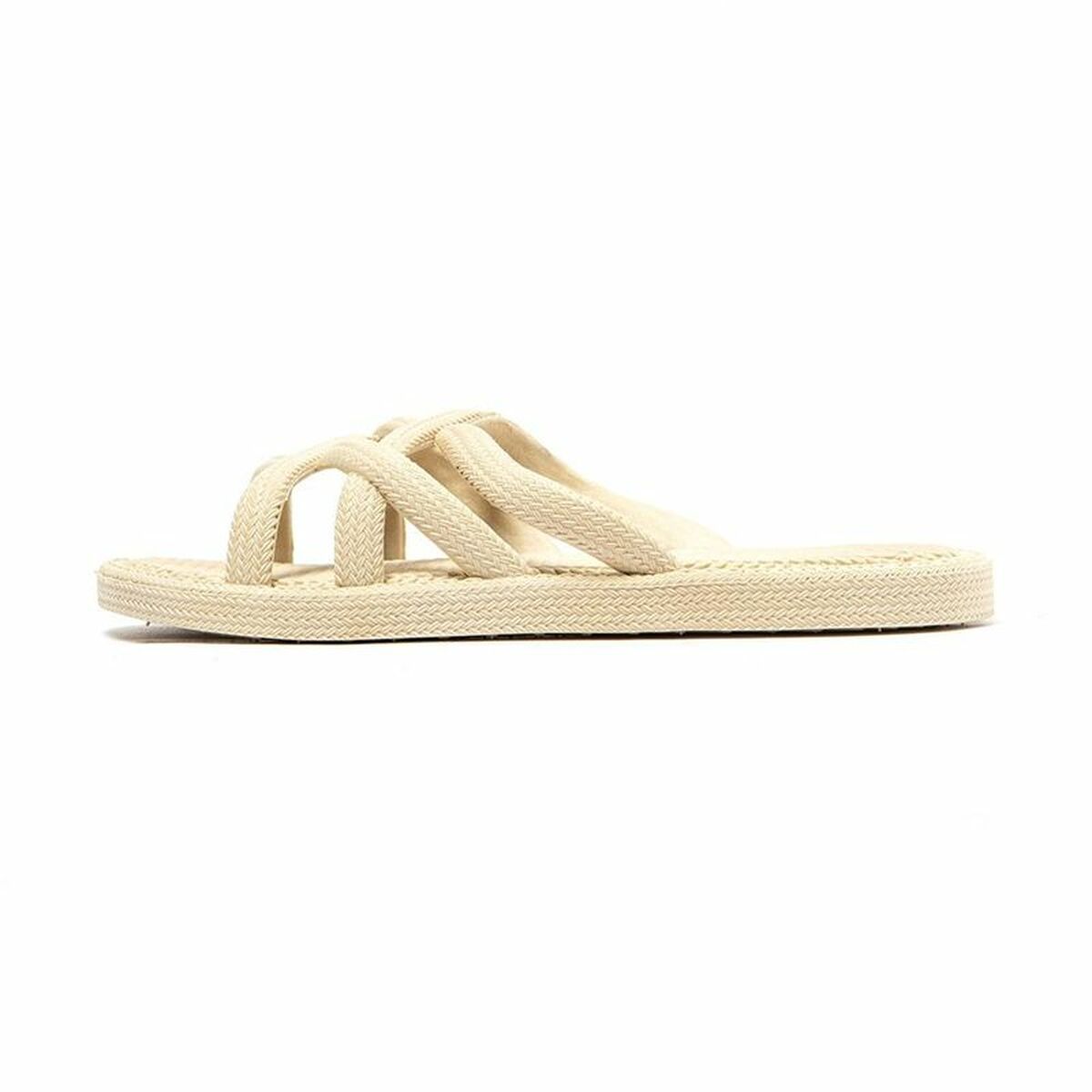 Chanclas Para Mujer Marrón Claro