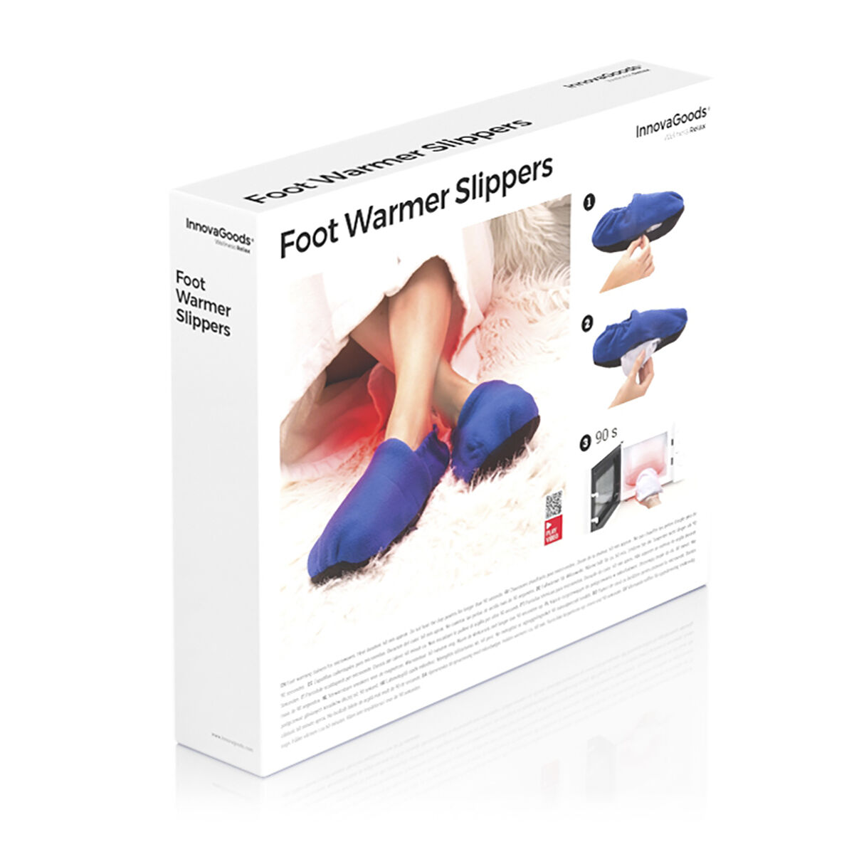 Zapatillas de Casa Calentables en Microondas Azul - Imagen 8