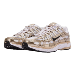 Nike P-6000 White Metallic Gold