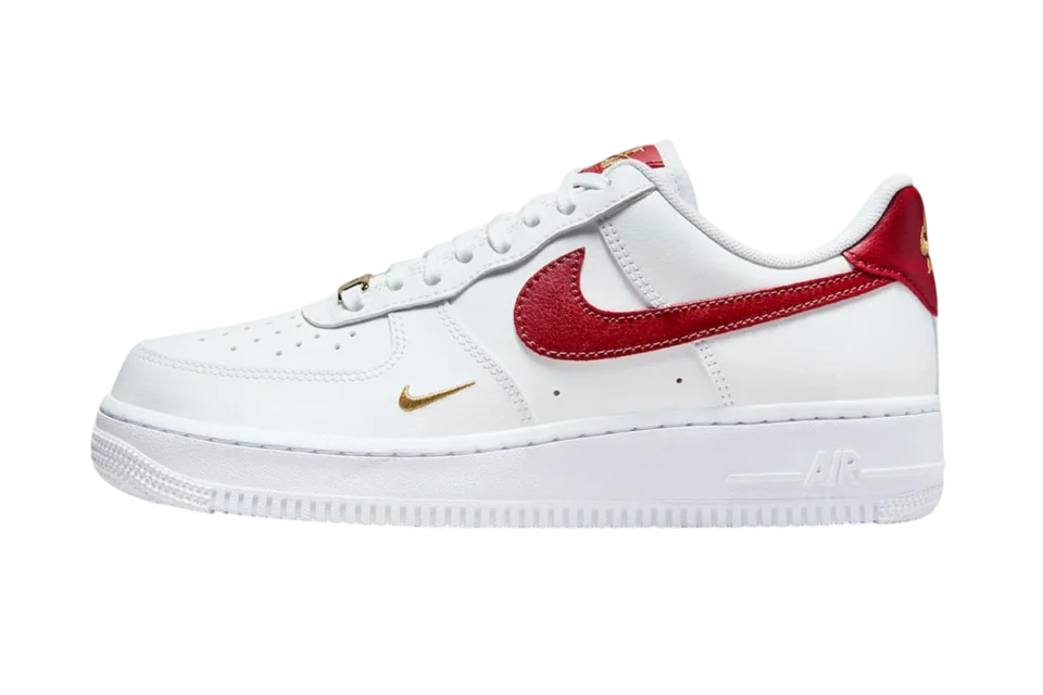 Wmns Nike Air Force 1 Essential Low ‘White Gym Red’