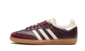 Adidas Samba OG Maroon Gold Metallic - Vista principal