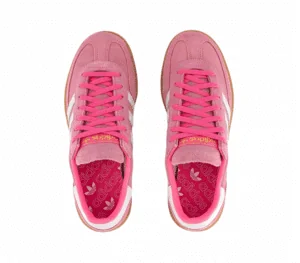 adidas Handball Spezial Trainers Lucid Pink White Gold Metallic - Vista superior
