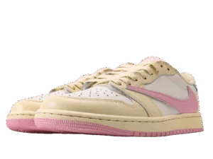 Travis Scott x Air Jordan 1 Low OG Sail White Pink