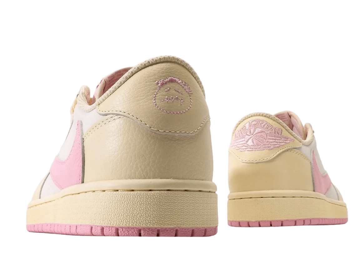 Travis Scott x Air Jordan 1 Low OG Sail White Pink